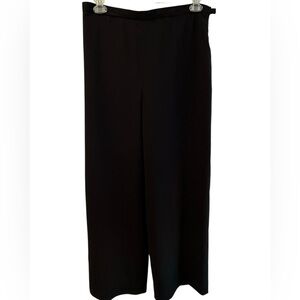 Ann Taylor Factory Store Black Wide Leg Trousers size 12